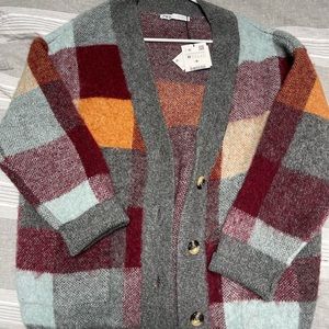 Zara colorful oversized sweater